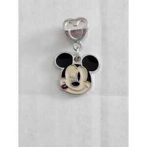 Double Sided Winking Mickey Dangle Charm